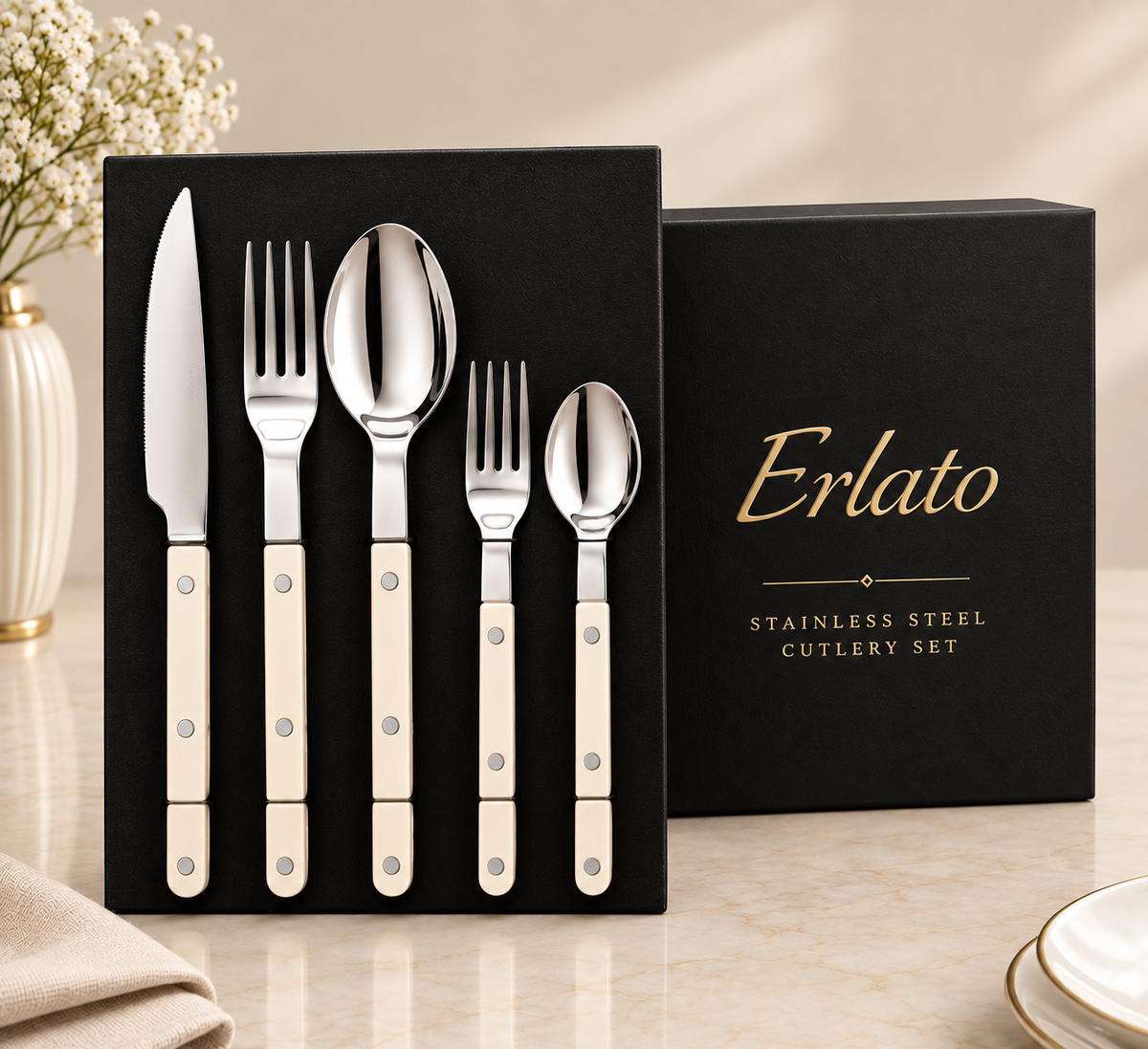 Erlato Stainless Steel Cutlery Set