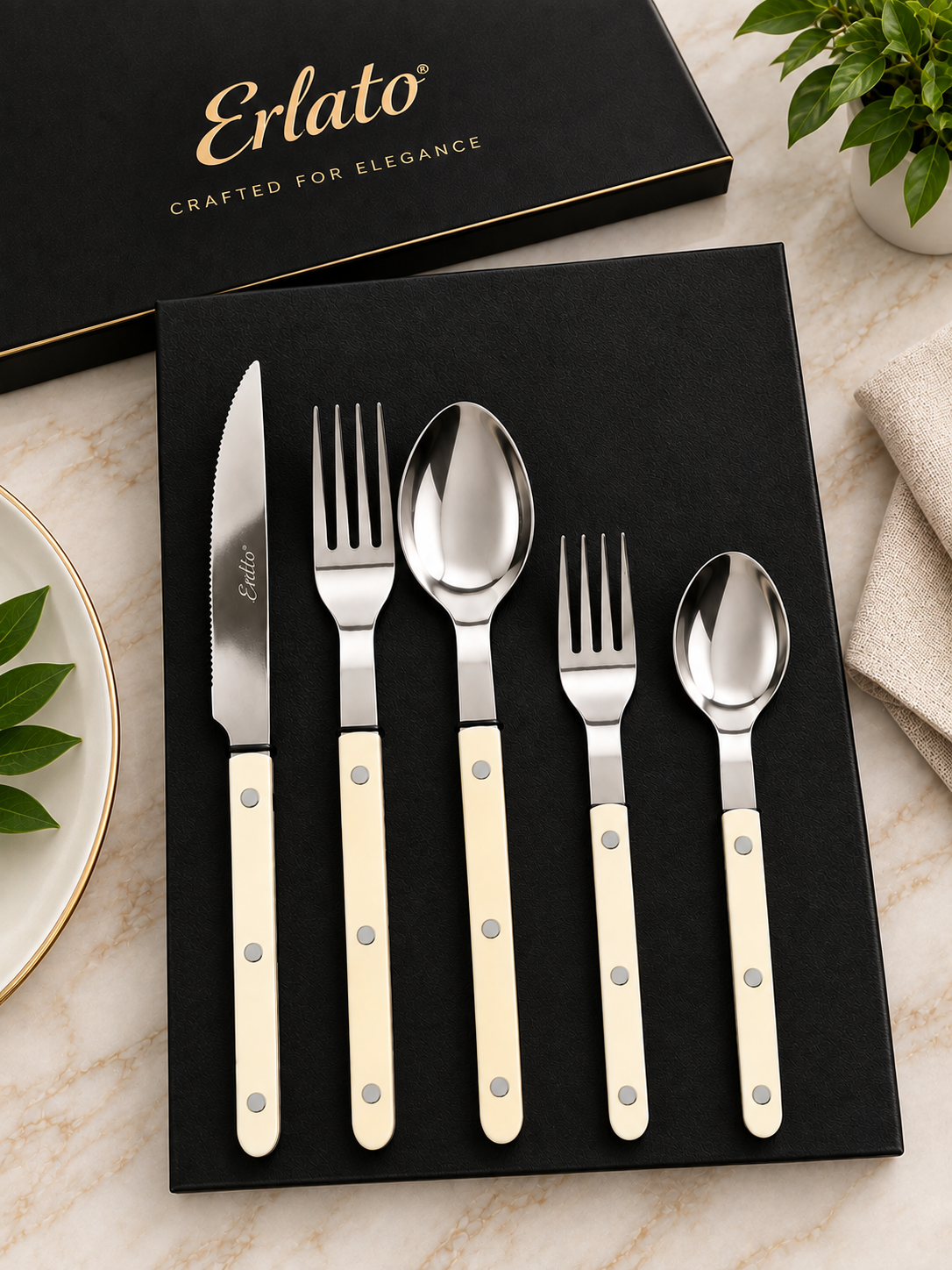 Erlato Stainless Steel Cutlery Set