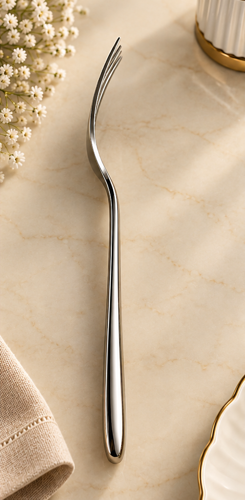 16-Piece Silver Stainless Steel Cutlery Set