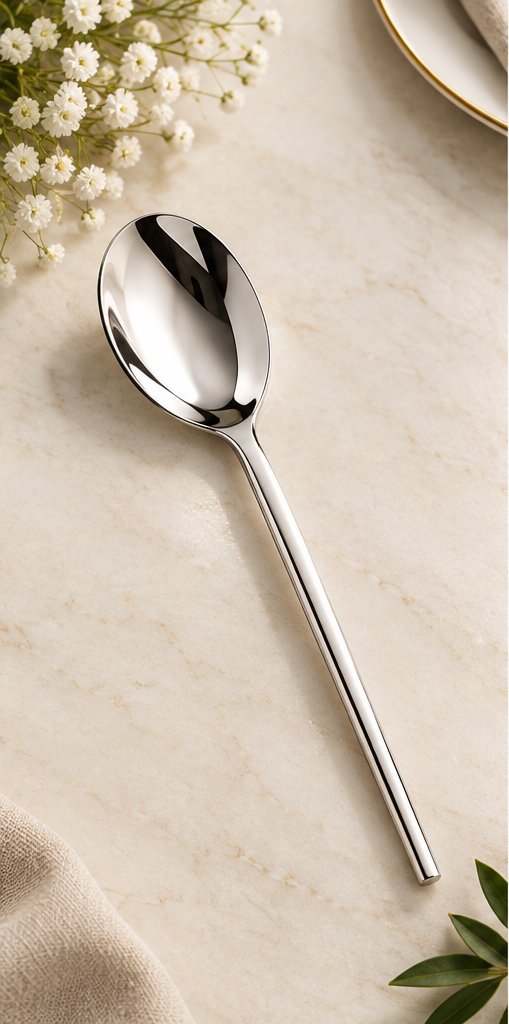 Silver Stainless Steel Cutlery Set – 4 Piece